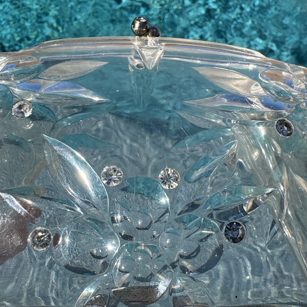 Vintage Clear Lucite Purse/Clutch Handbag - Picture 16 of 16